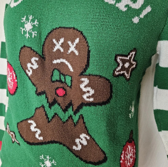 Well worn oh snap ugly christmas sweater - Picture 7 of 9